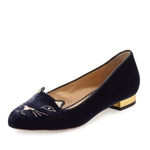 Charlotte Olympia kitty flats
